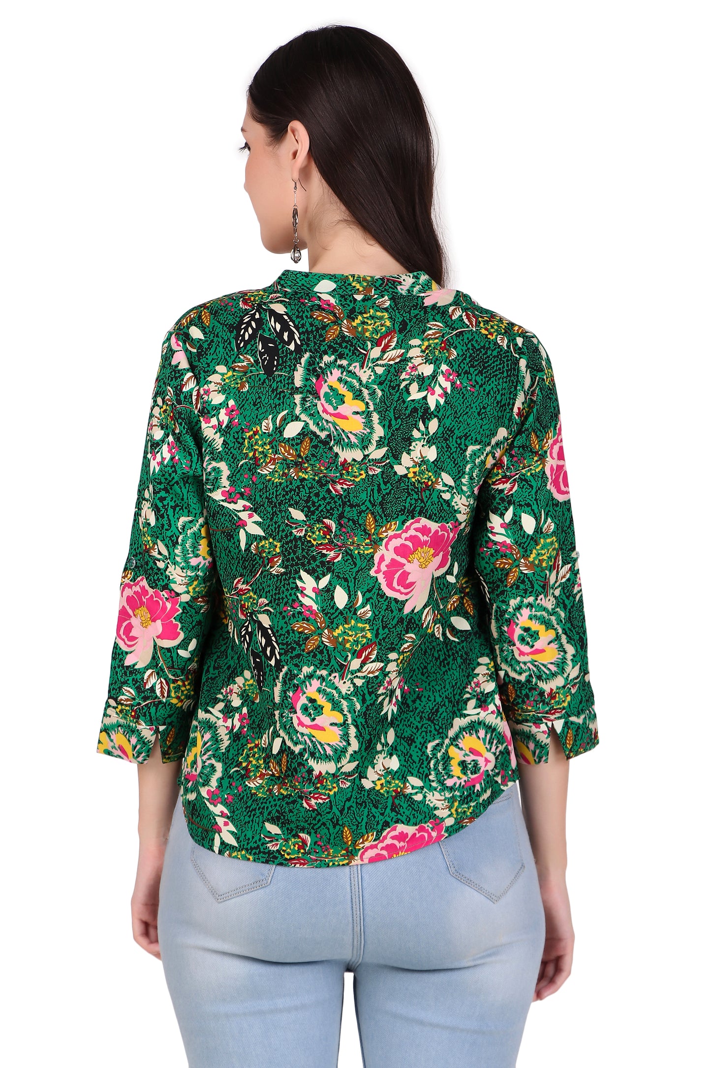 floral print top