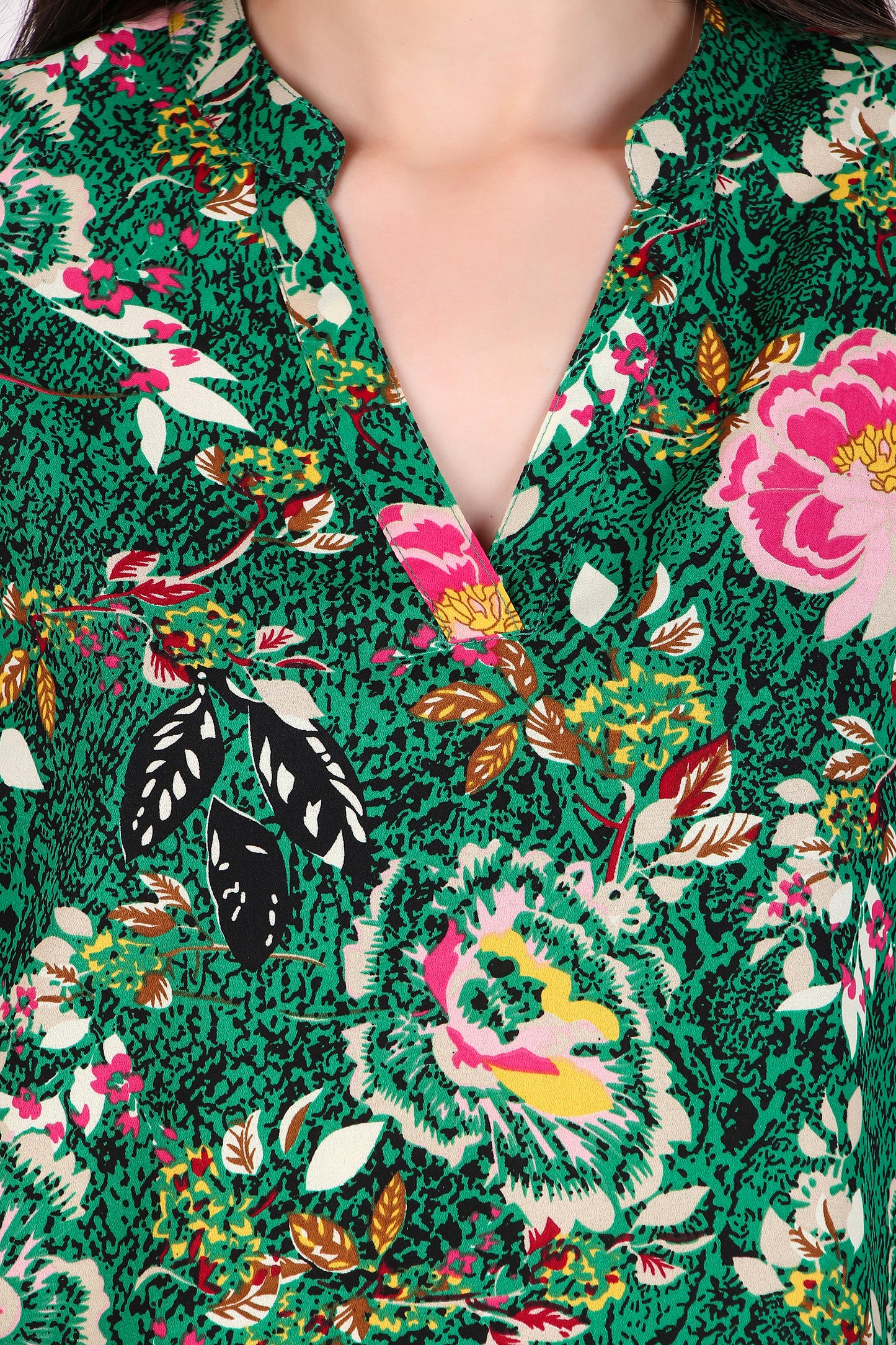 floral print top