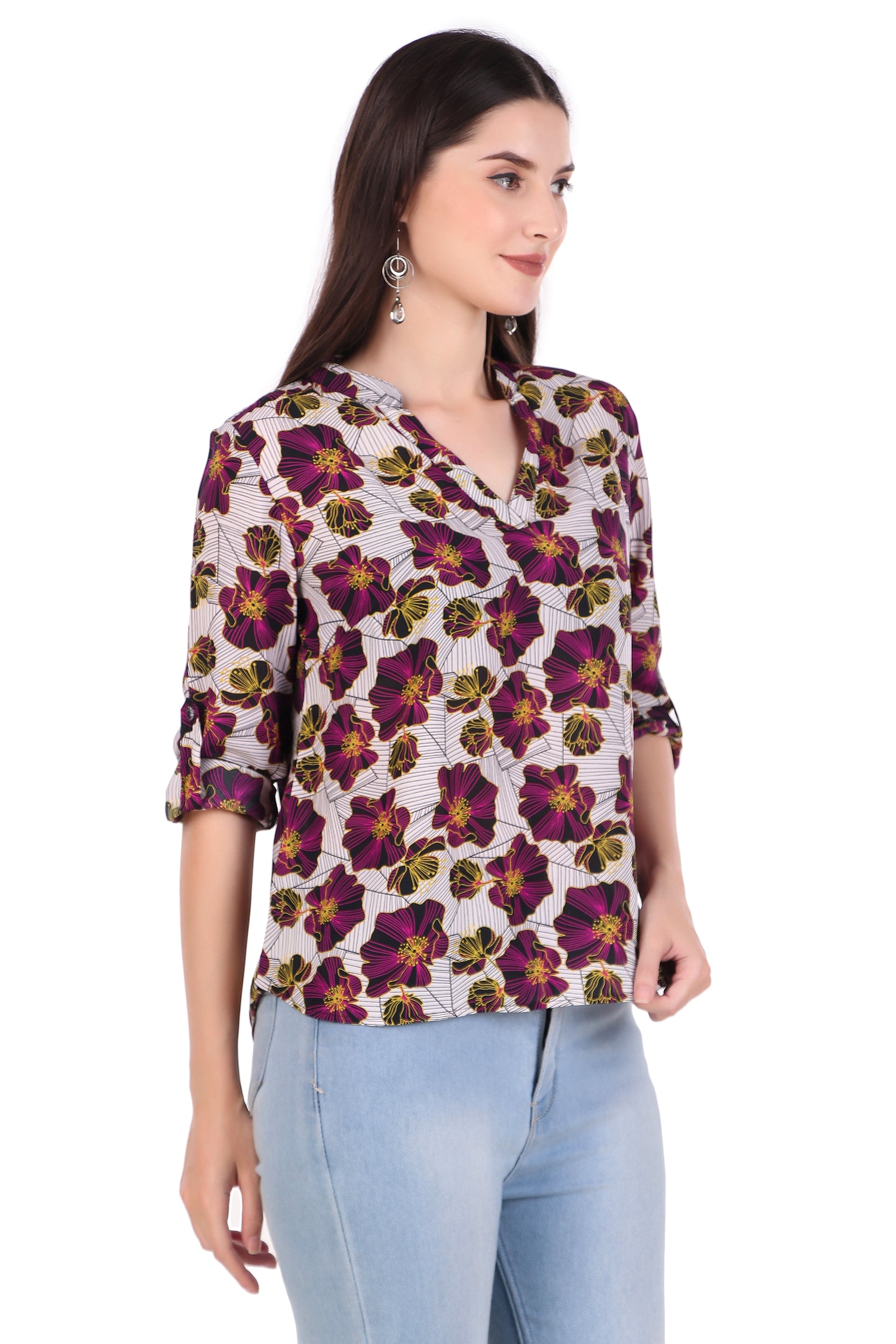half sleeve top