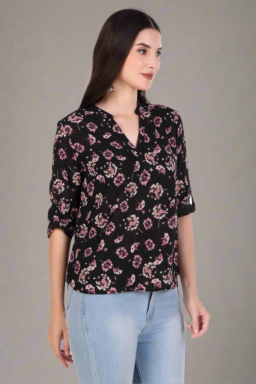 ladies floral tops
