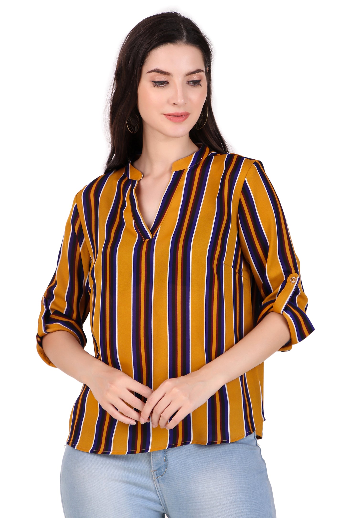 ladies v neck tops