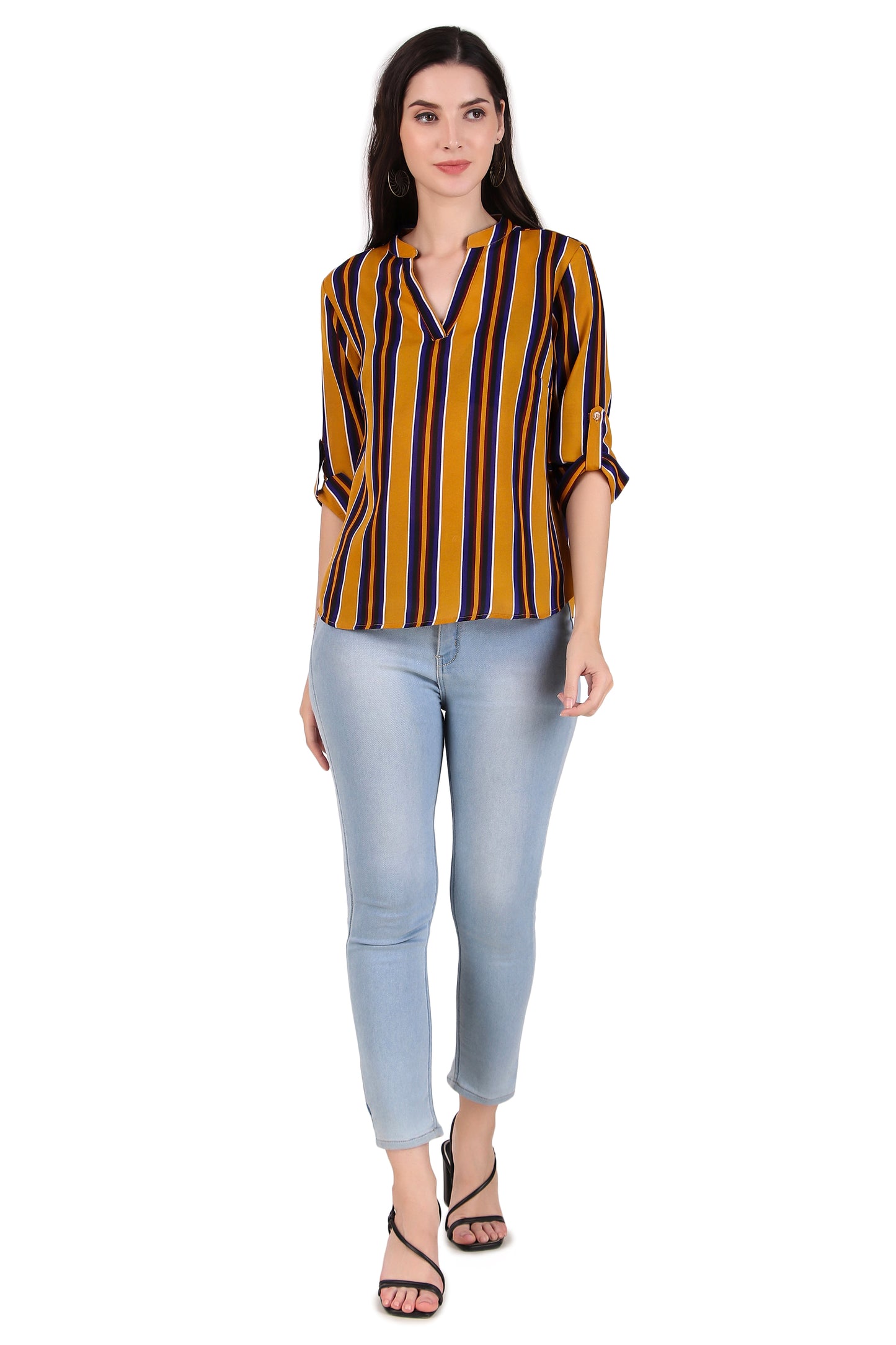 ladies v neck tops
