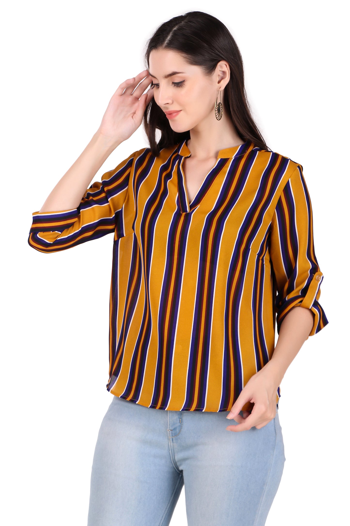 ladies v neck tops