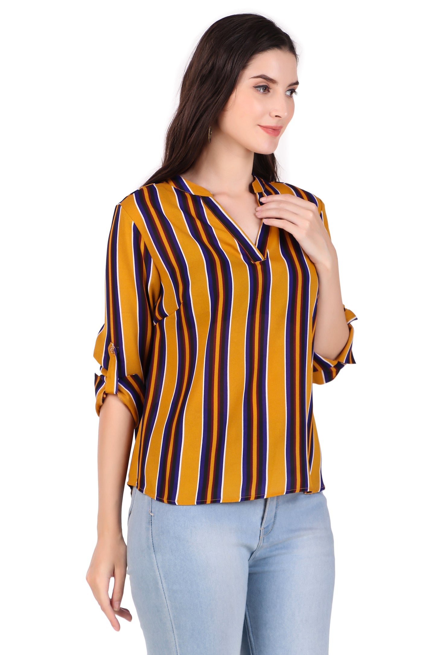 ladies v neck tops