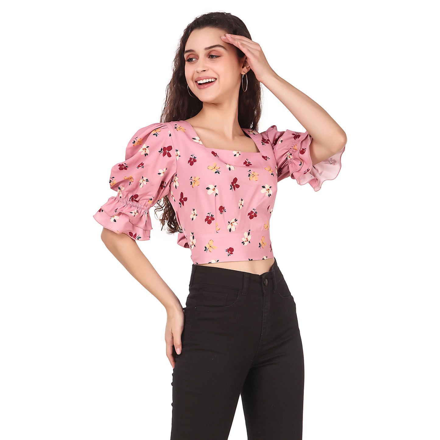 top puff sleeves