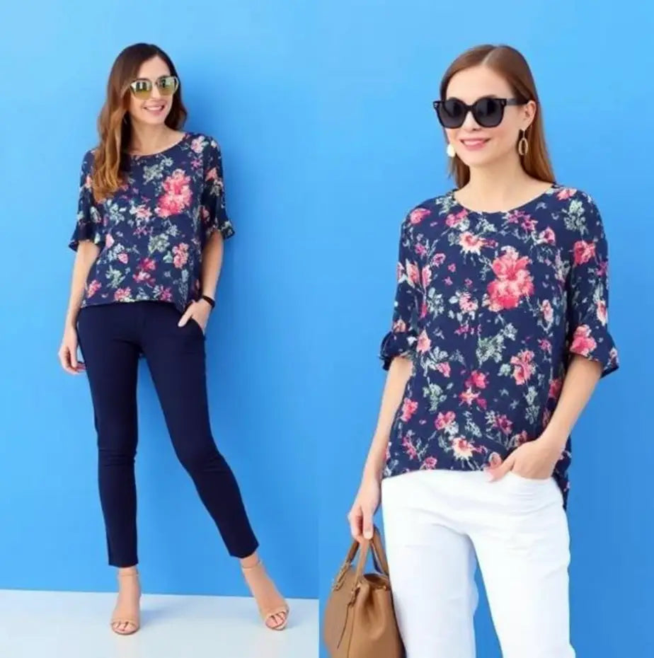The Best Bottoms to Pair with Half Sleeve Printed Tops – A Complete Style Guide!