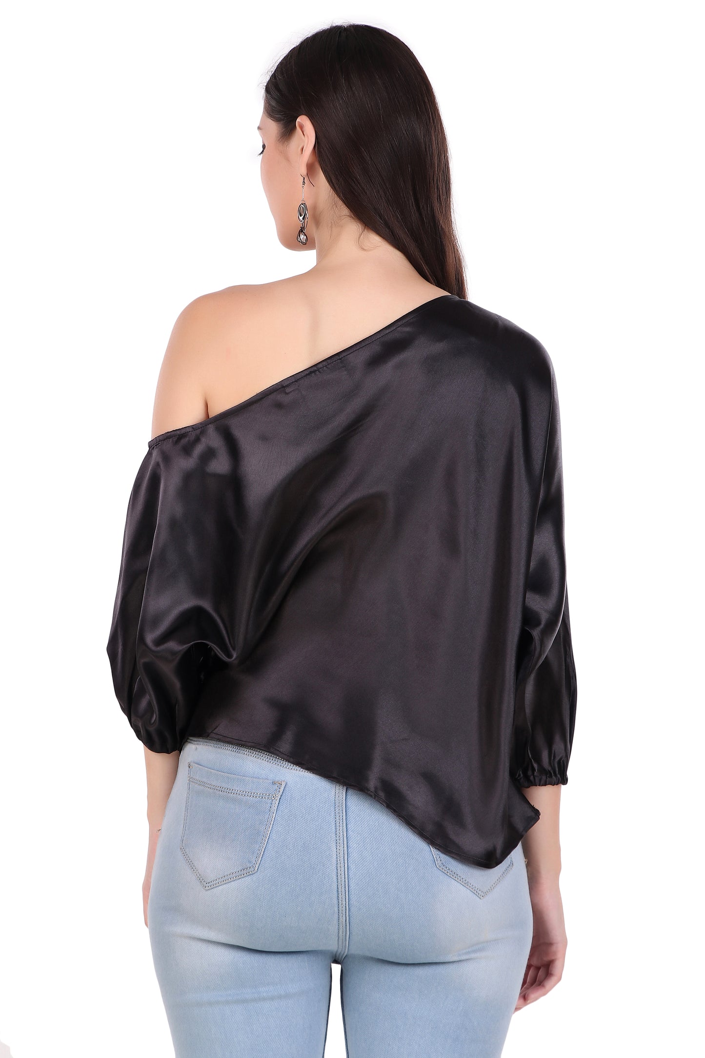 1 shoulder top plain
