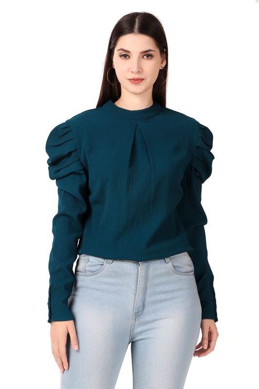 BoheeWohee Casual Textured Top- Eden