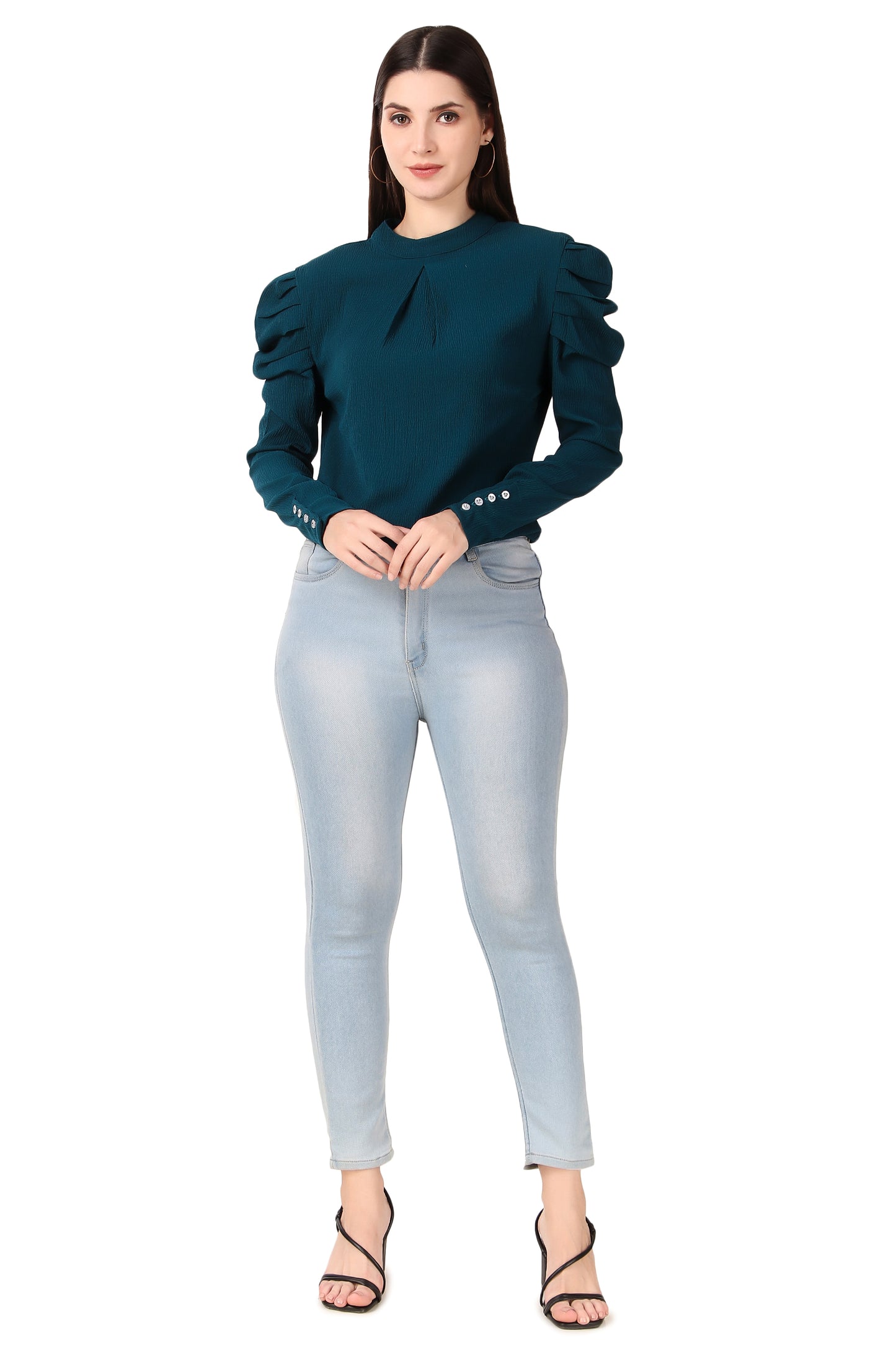 BoheeWohee Casual Textured Top- Eden