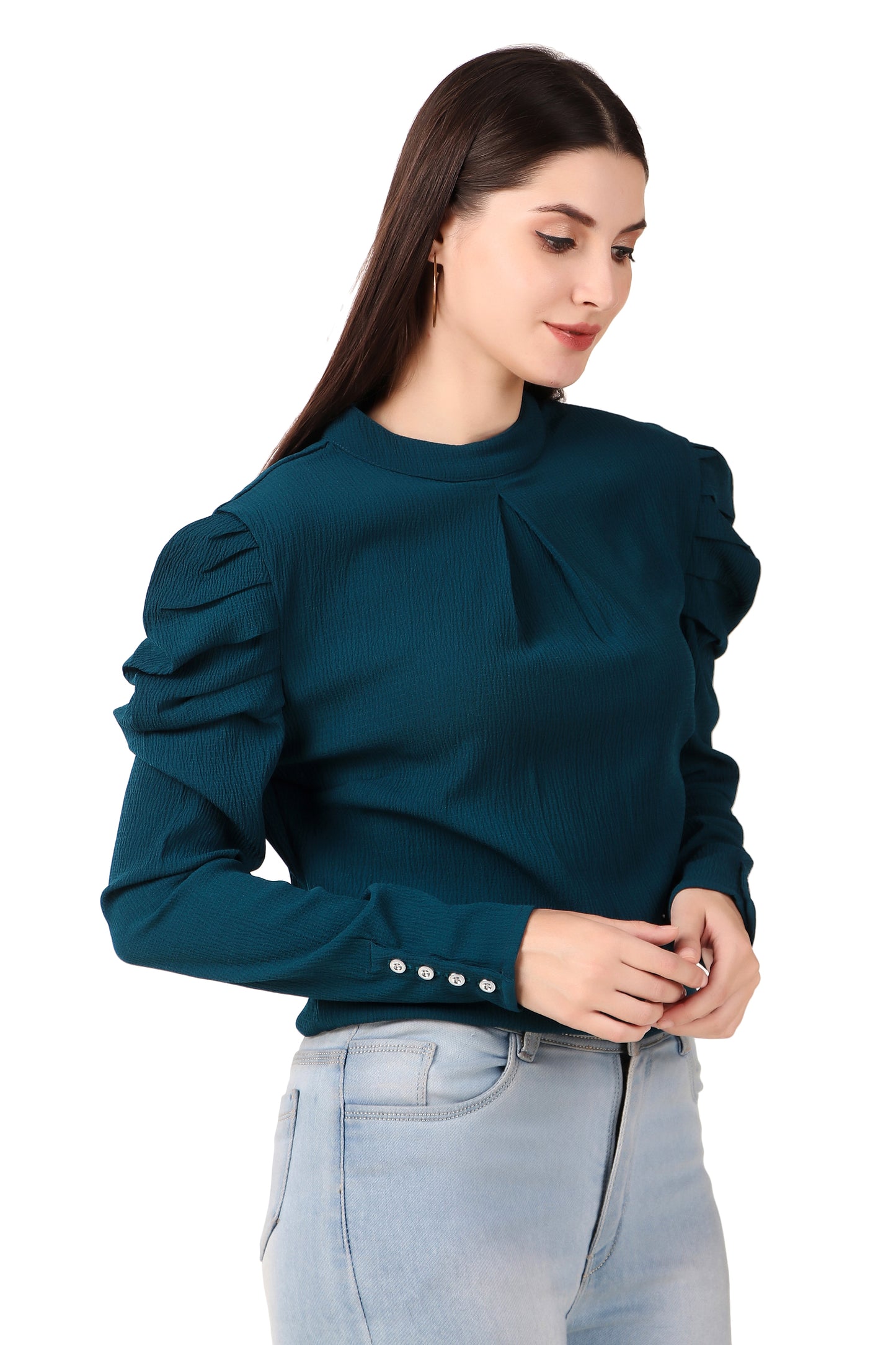 BoheeWohee Casual Textured Top- Eden