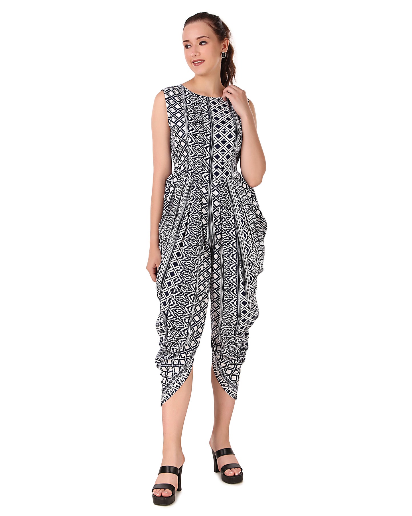 BoheeWohee Women's Maxi Jumpsuit - Dhoti Style- Gameplay