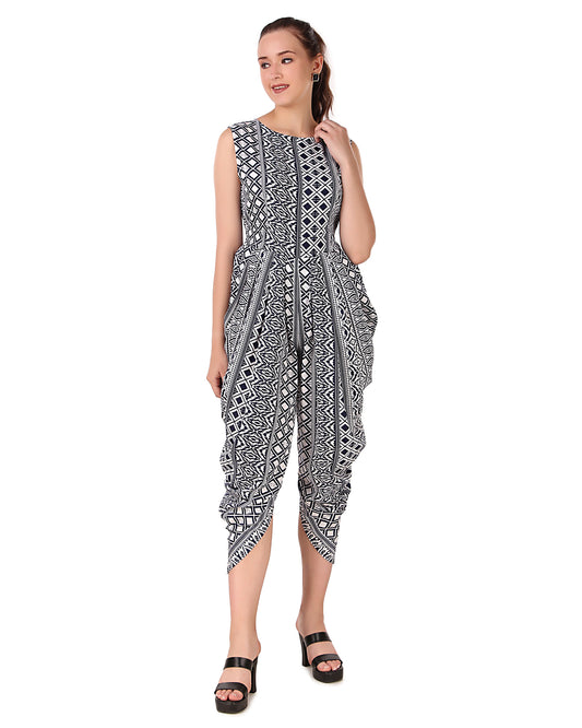 BoheeWohee Women's Maxi Jumpsuit - Dhoti Style- Gameplay