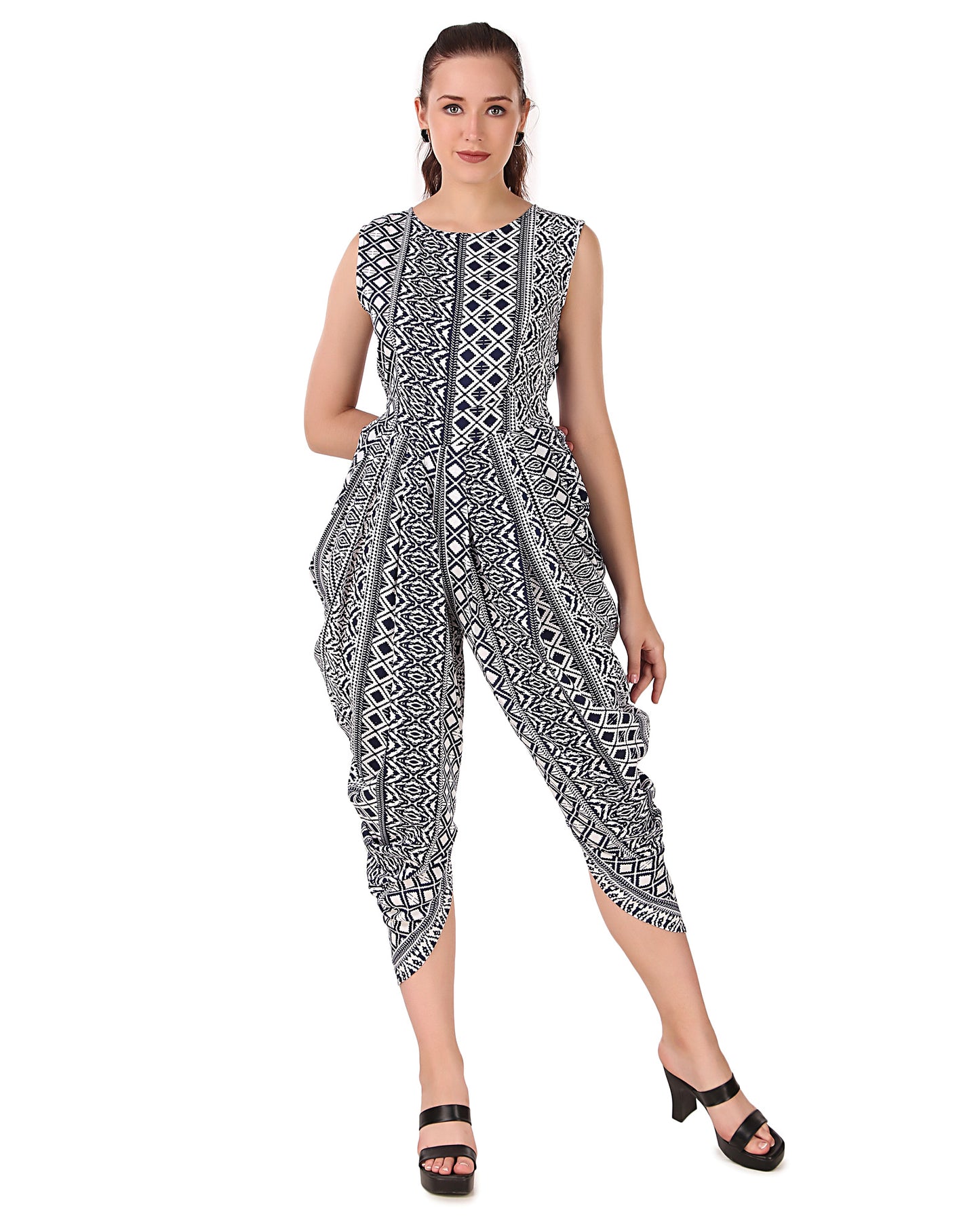 BoheeWohee Women's Maxi Jumpsuit - Dhoti Style- Gameplay
