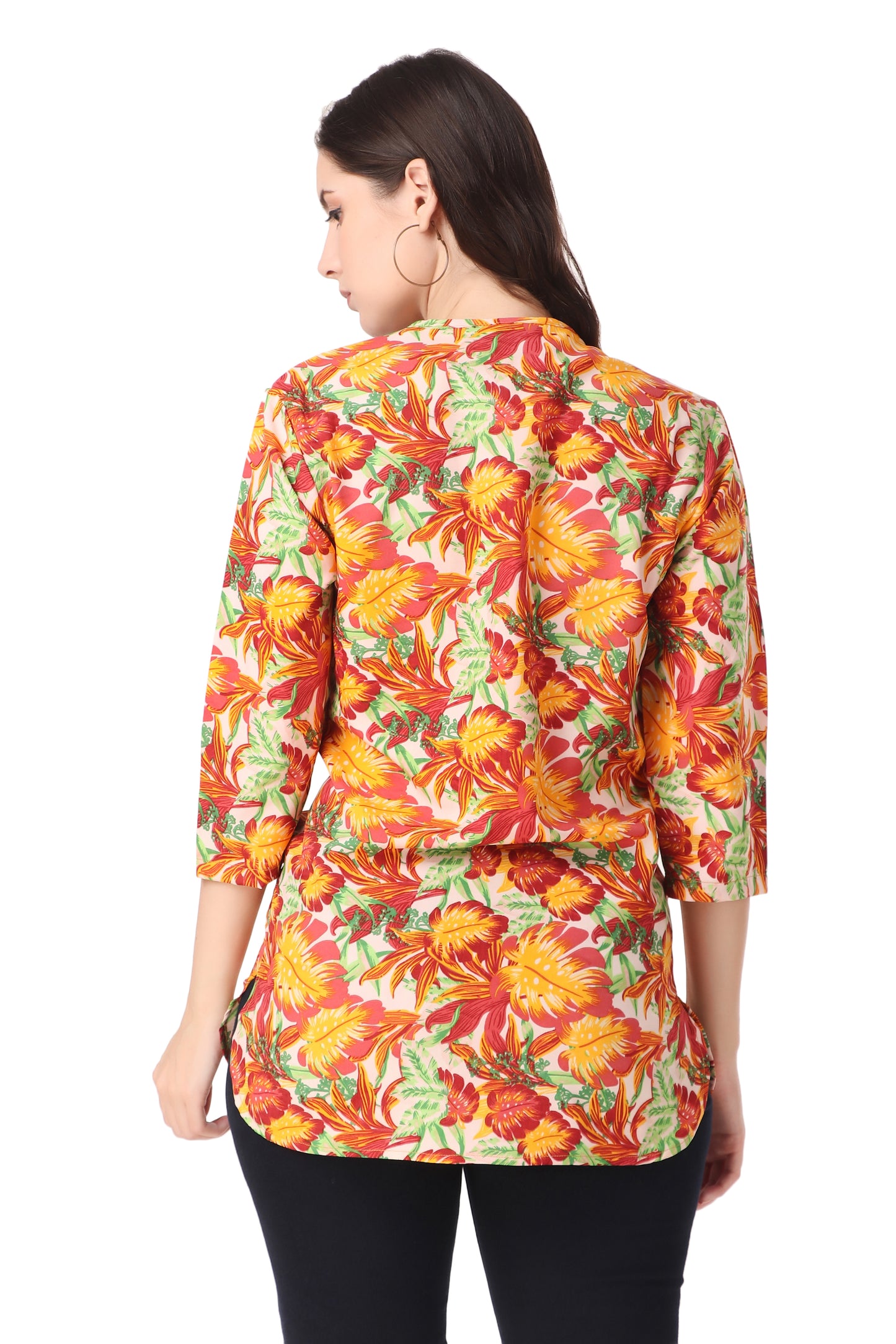 Casual Top tangerine