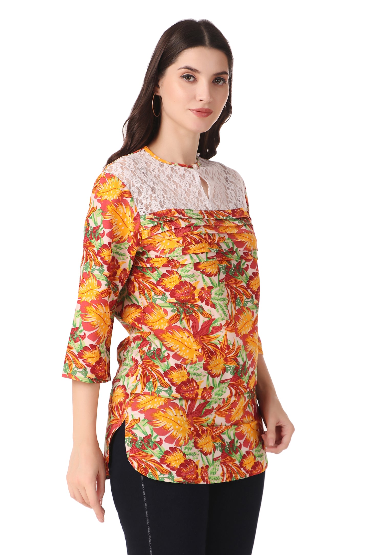 Casual Top tangerine