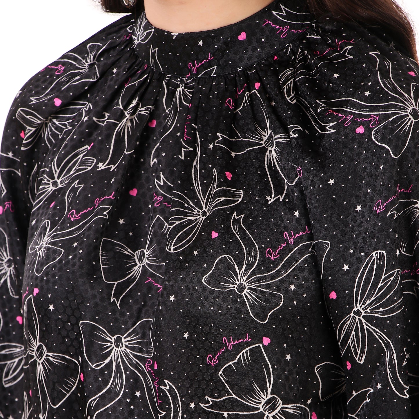 Full Sleeves Satin Top swatch