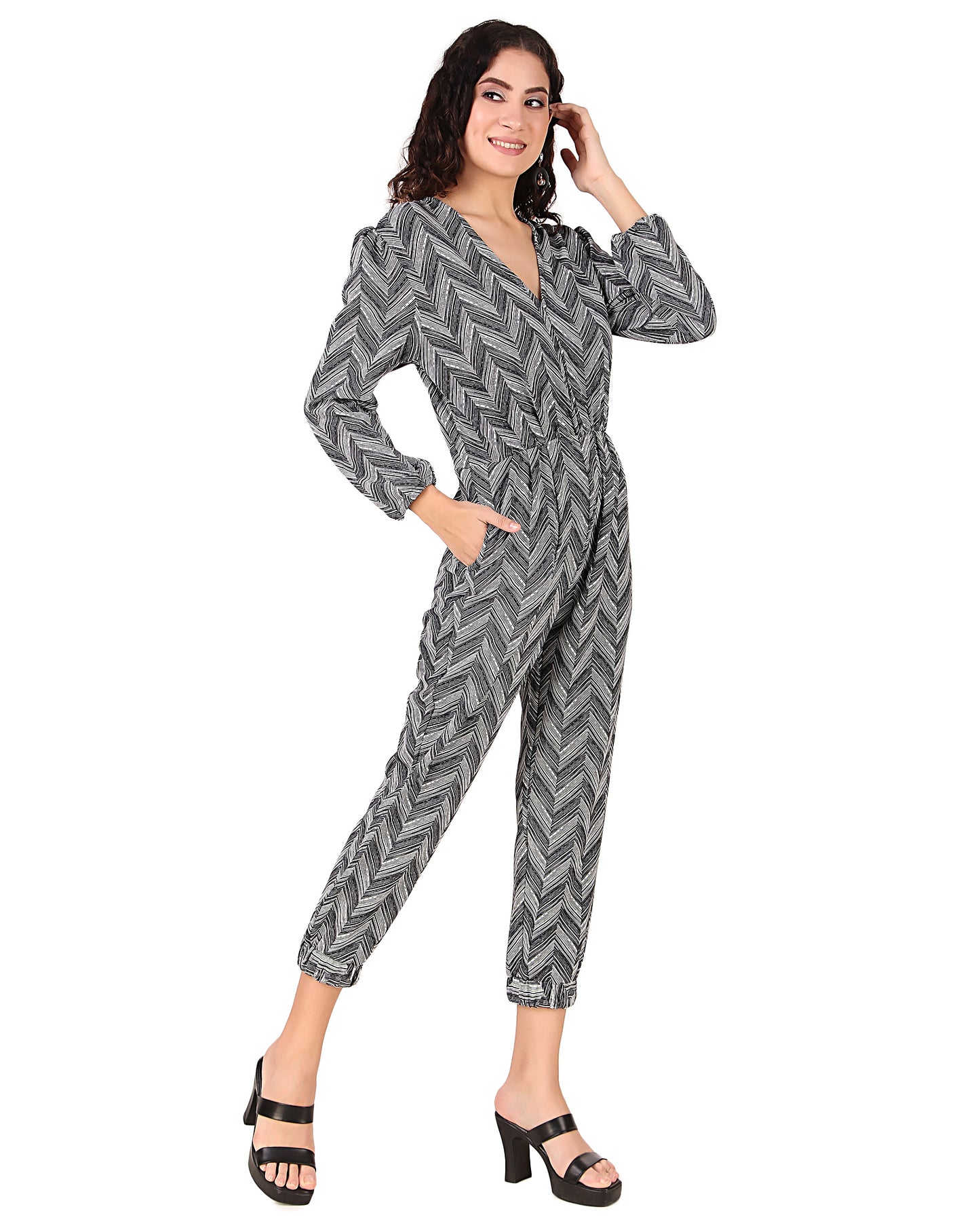 BoheeWohee Women's Casual Stretchable Jumpsuit with Back Zipper & Side Pockets