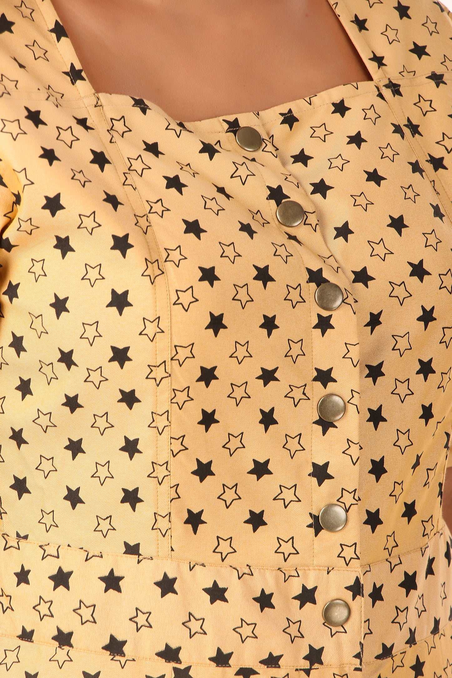 BoheeWohee Yellow Polka Dot Jumpsuit: Cute Short jumpsuit for Women