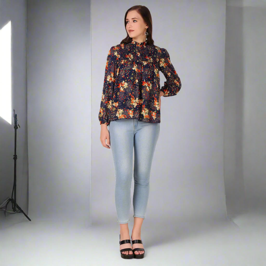 BoheeWohee Elevate Your Look with Georgette Fashion Tops