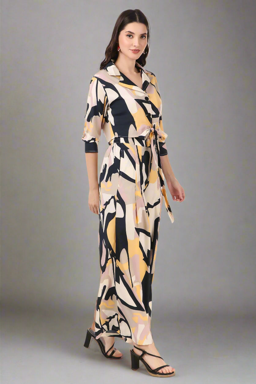 BoheeWohee Women's Co-ord Set - Effortless Style in Soft Elegance-  Brulee