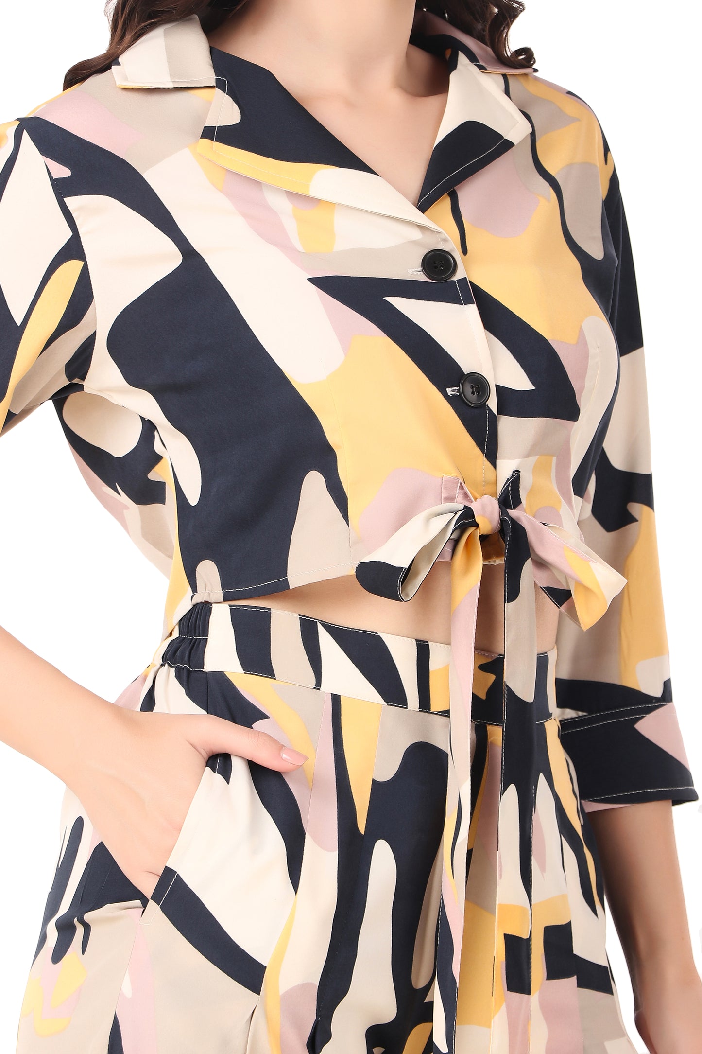 BoheeWohee Women's Co-ord Set - Effortless Style in Soft Elegance-  Brulee