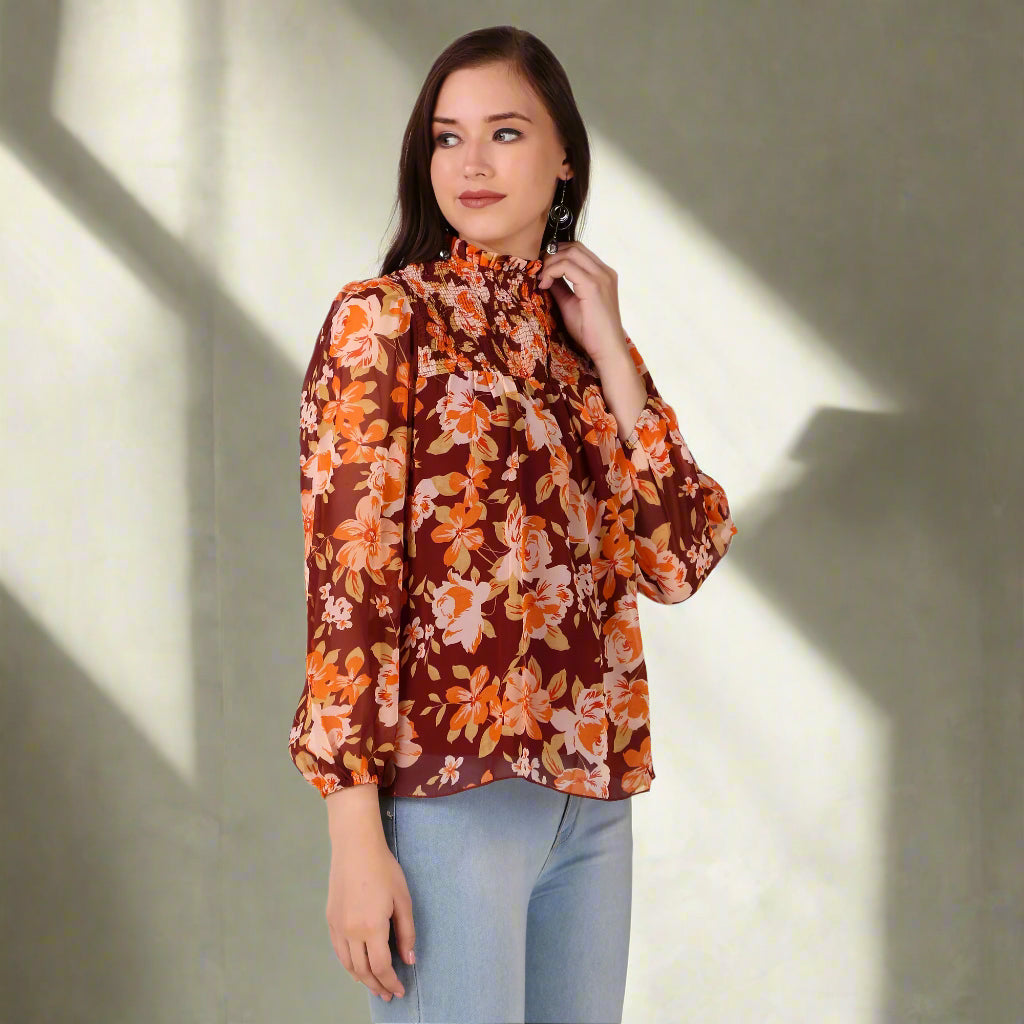 Trendy Georgette Tops side