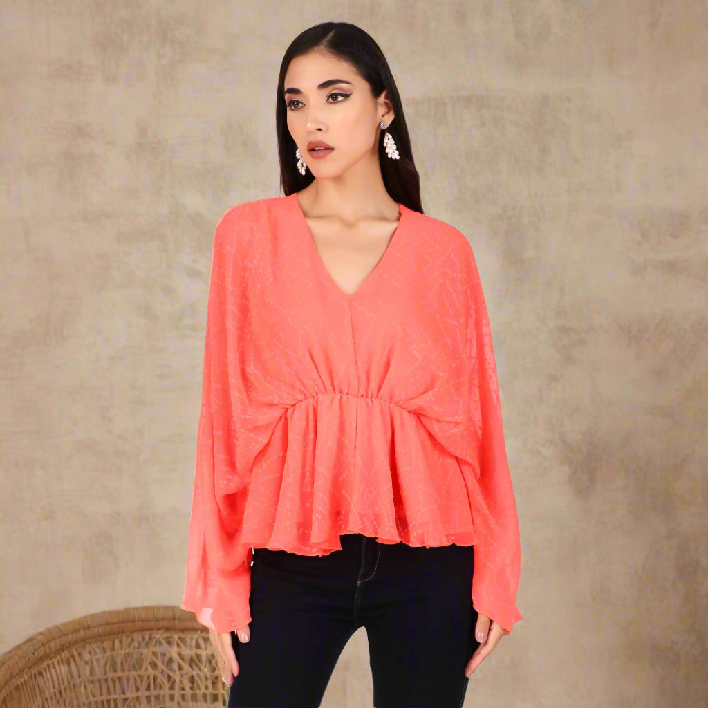 chiffon kimono top