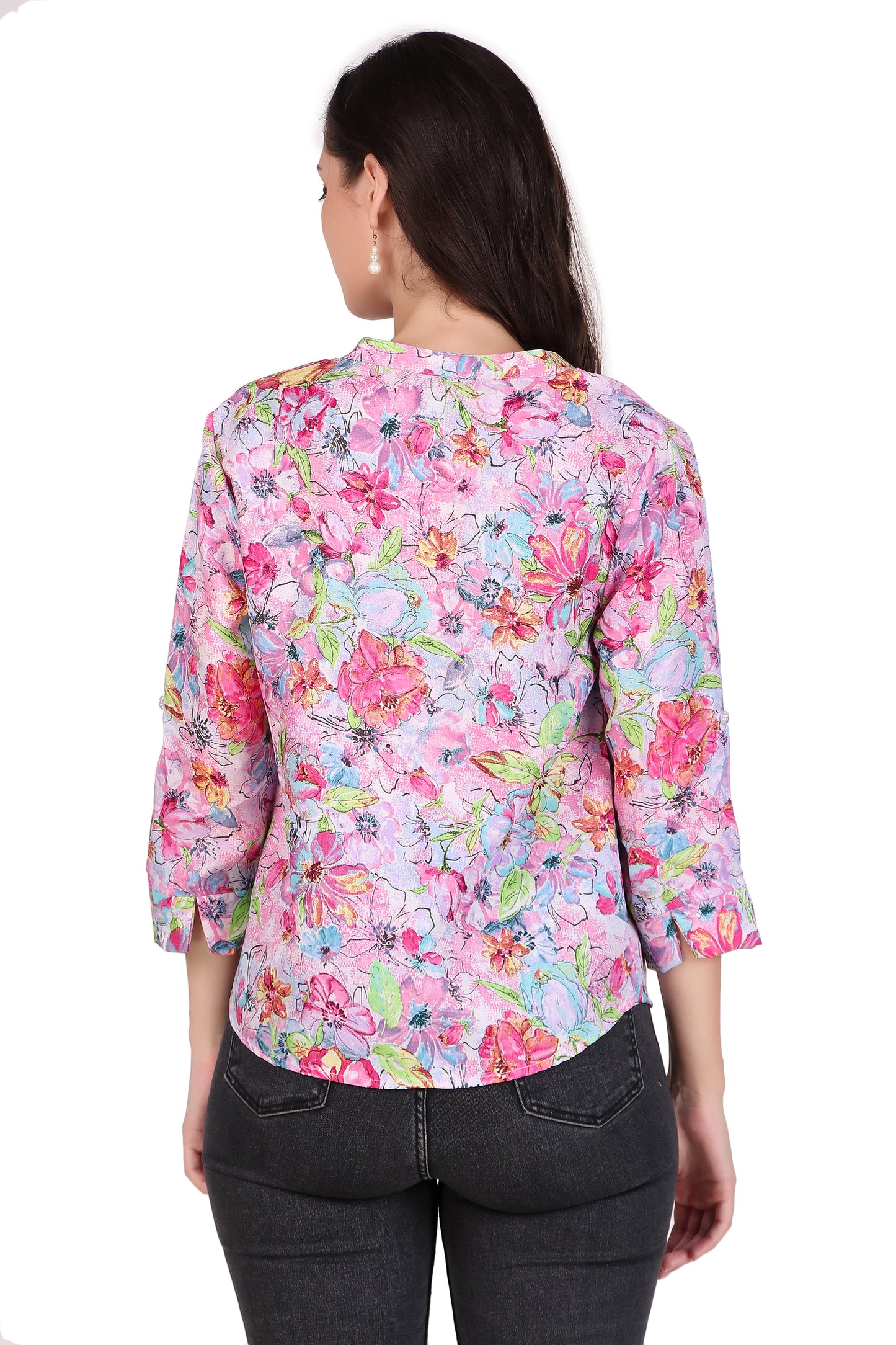 floral printed women top
