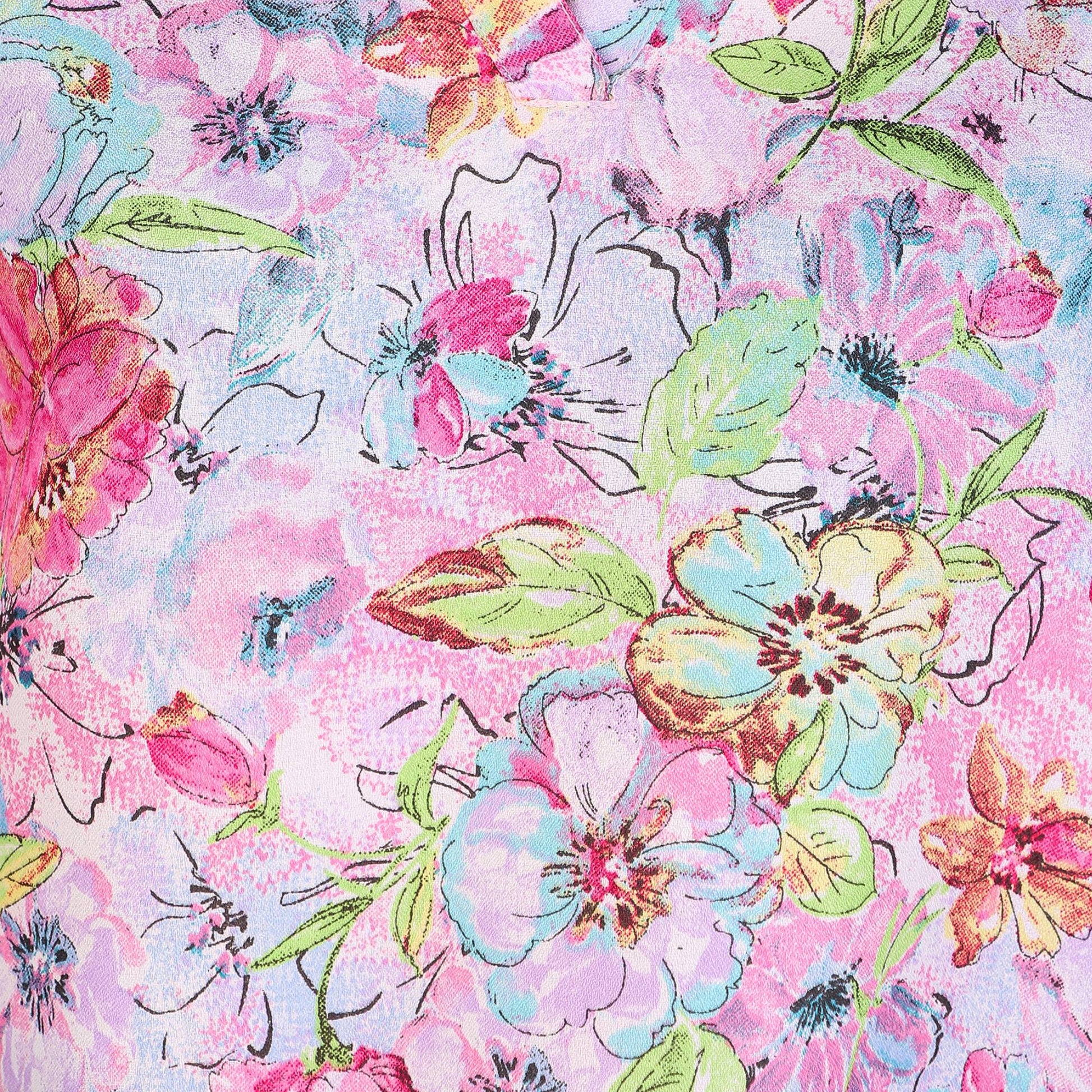 floral printed women top
