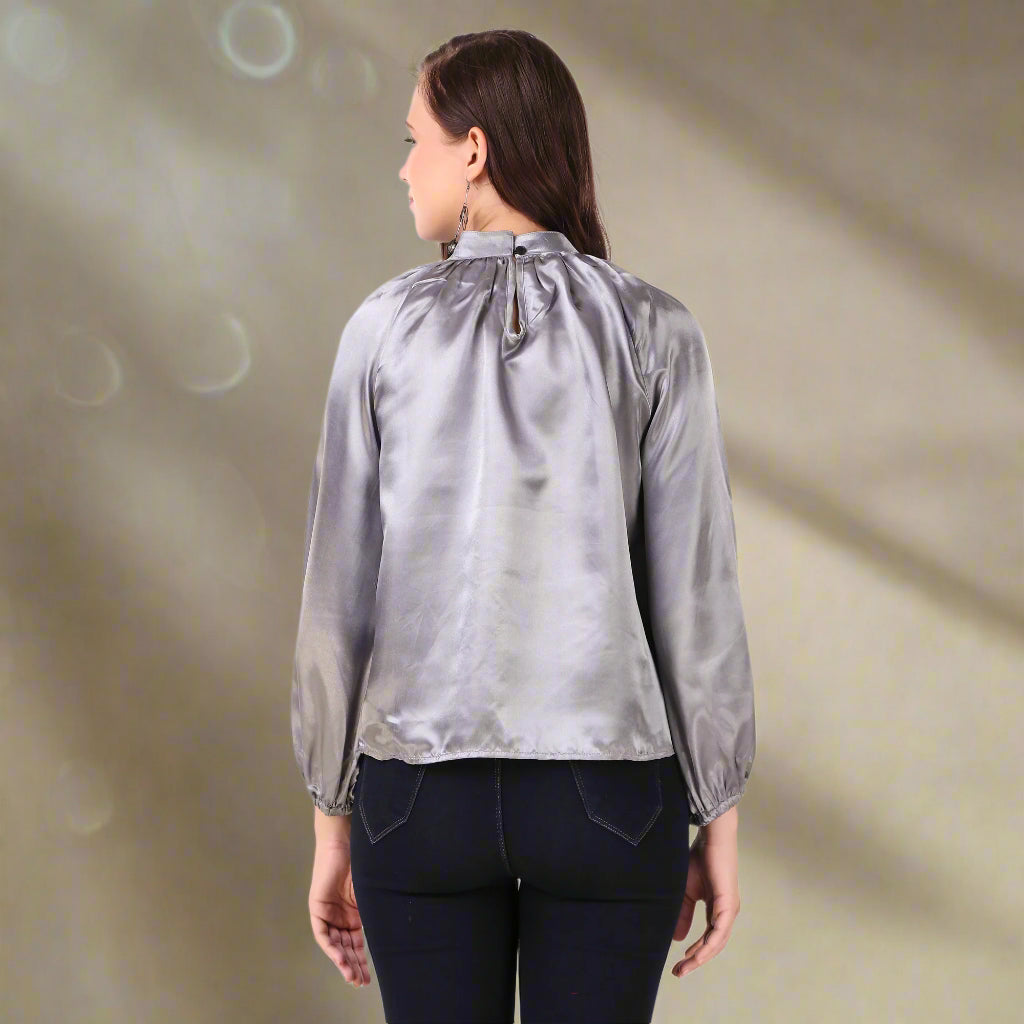 grey tops for women 
