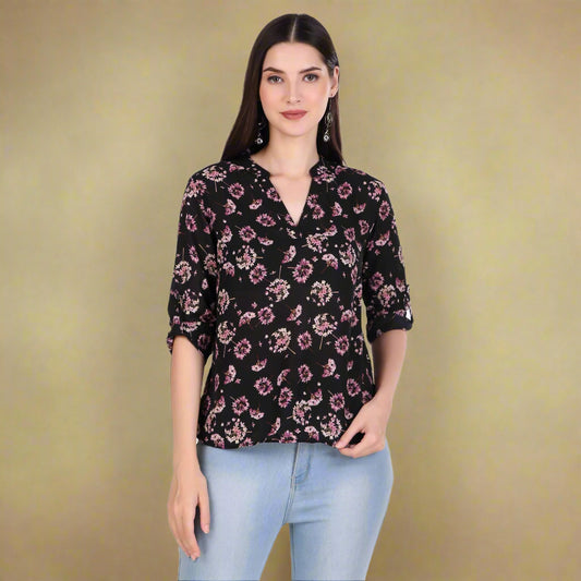 ladies floral tops
