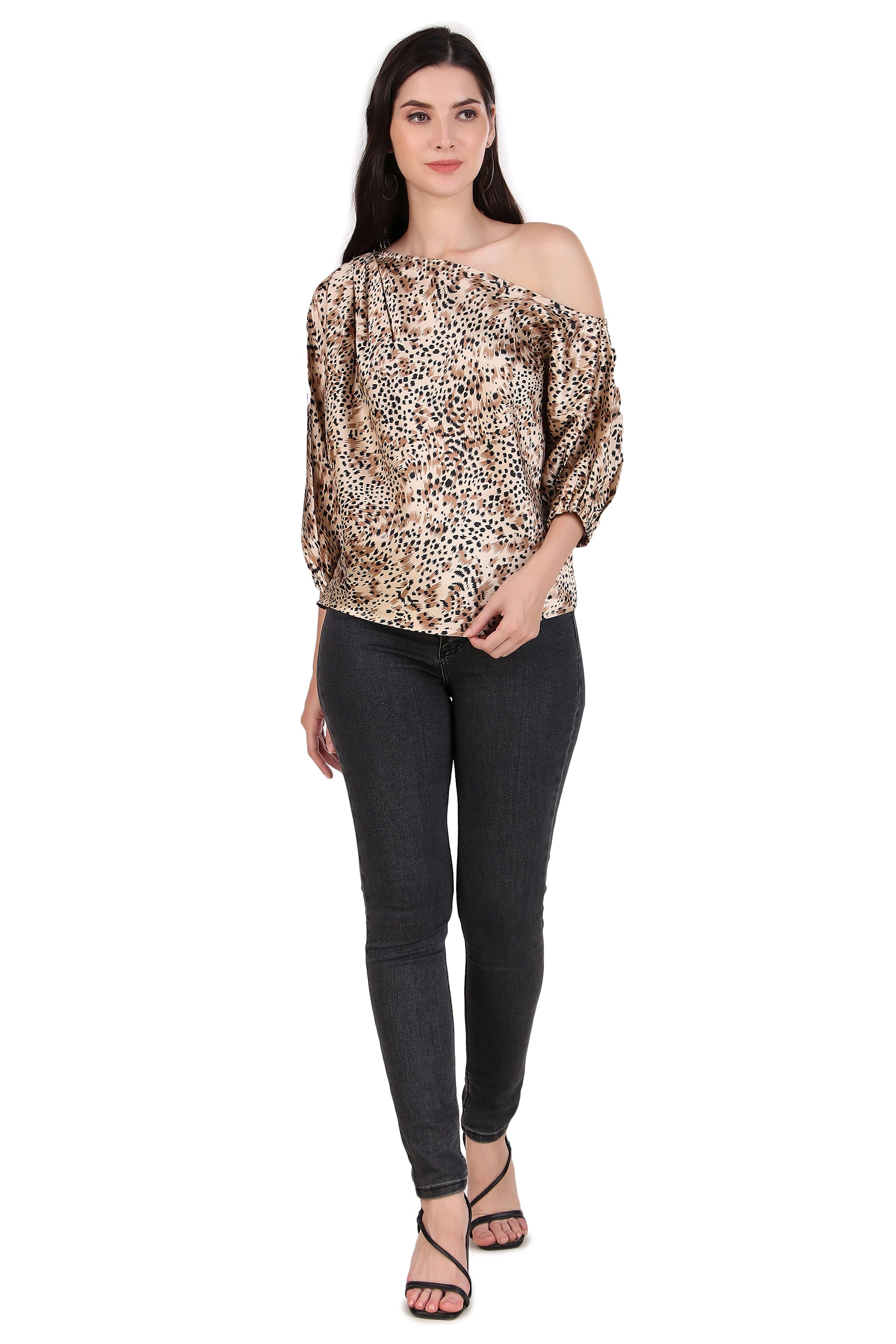 leopard print top
