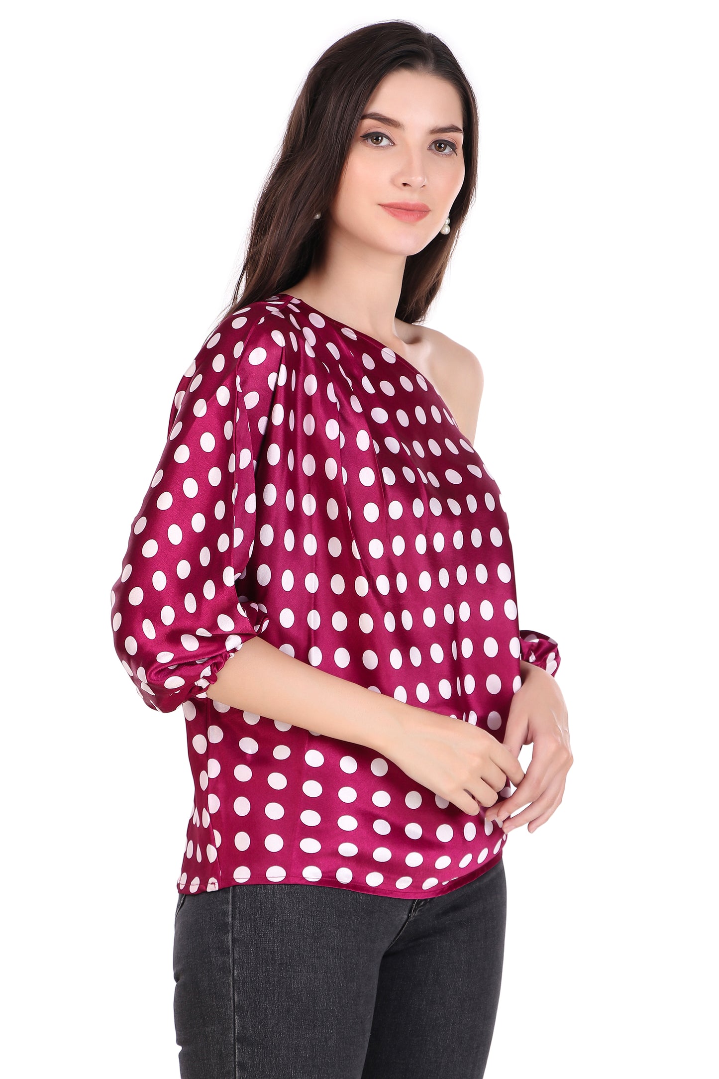 polka dot top