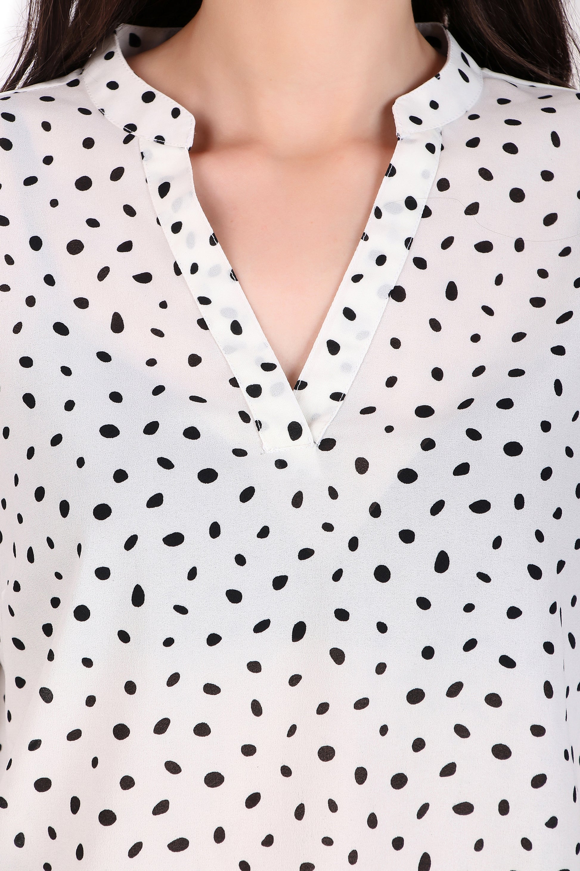 polka dot tops for ladies
