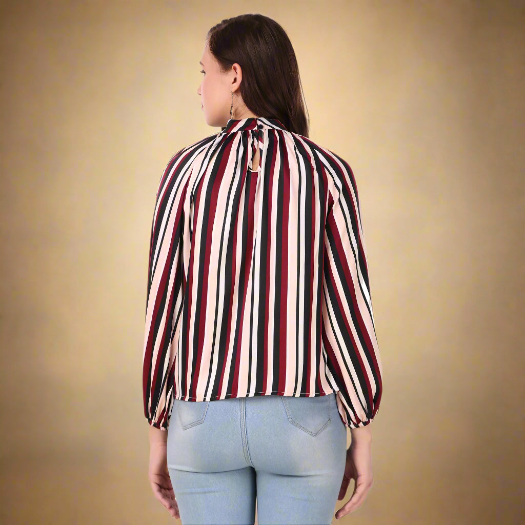 satin top for girls back