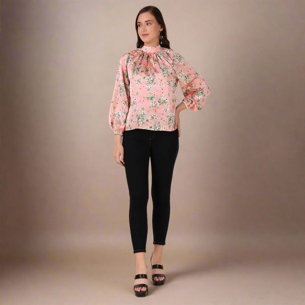 satin top outfit lifetyle