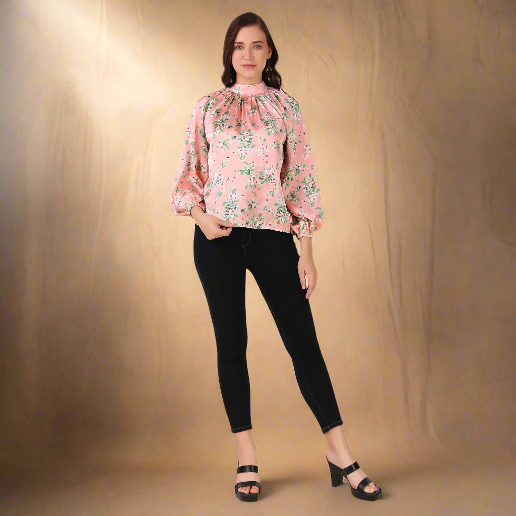 satin top outfit lifetyle