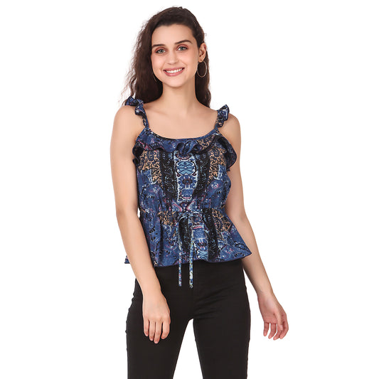 spaghetti strap crop top
