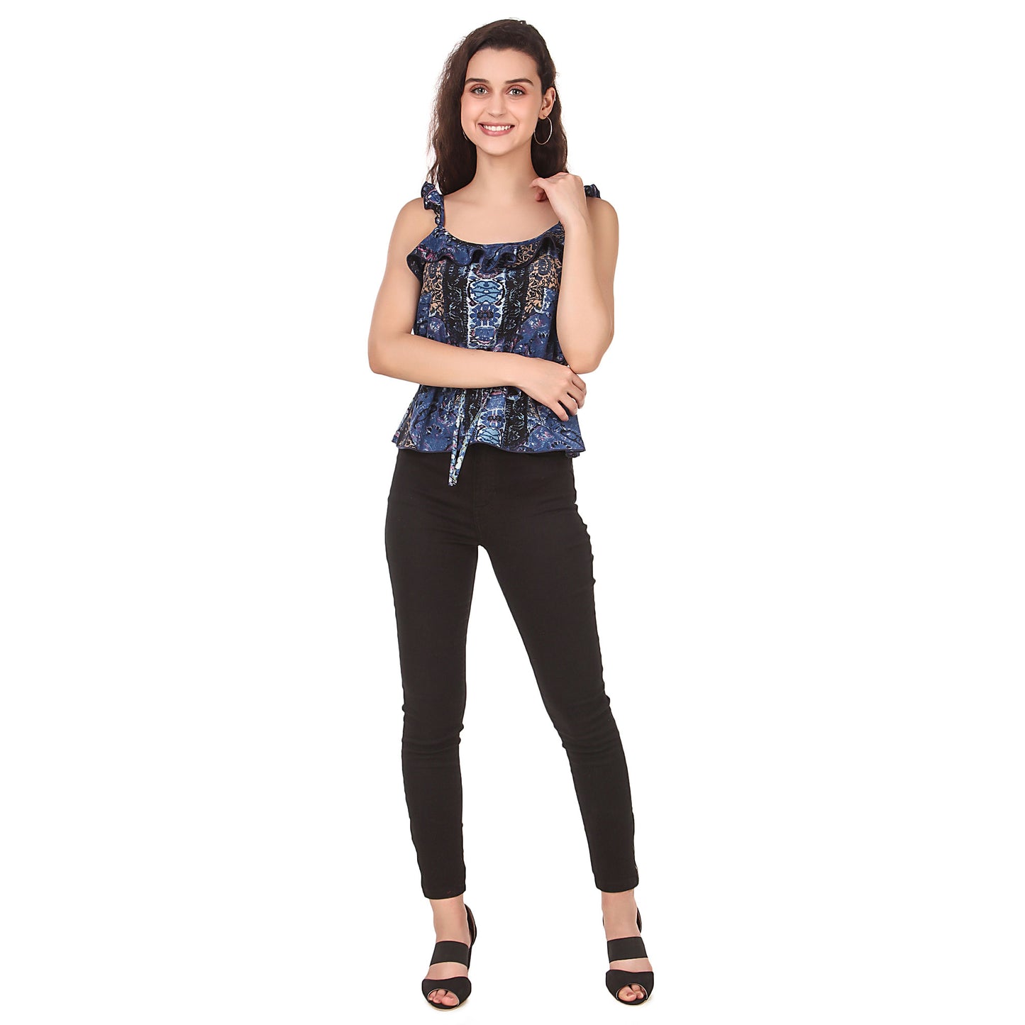 spaghetti strap crop top
