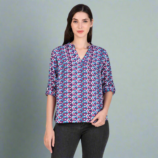 v neck top
