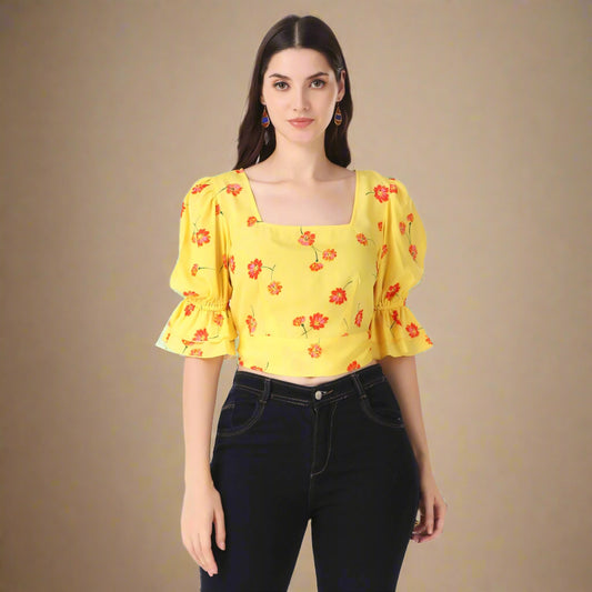 puff sleeve top